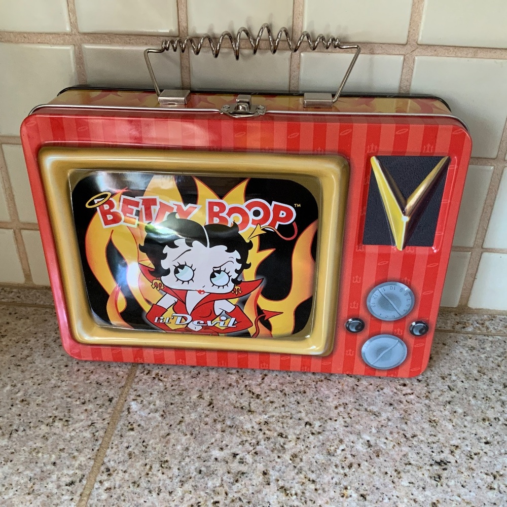 NEW BETTY BOOP 2004 Metal Lunchbox Unused